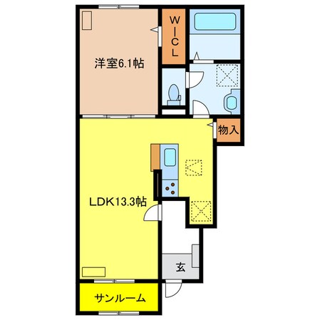 セシルの物件間取画像